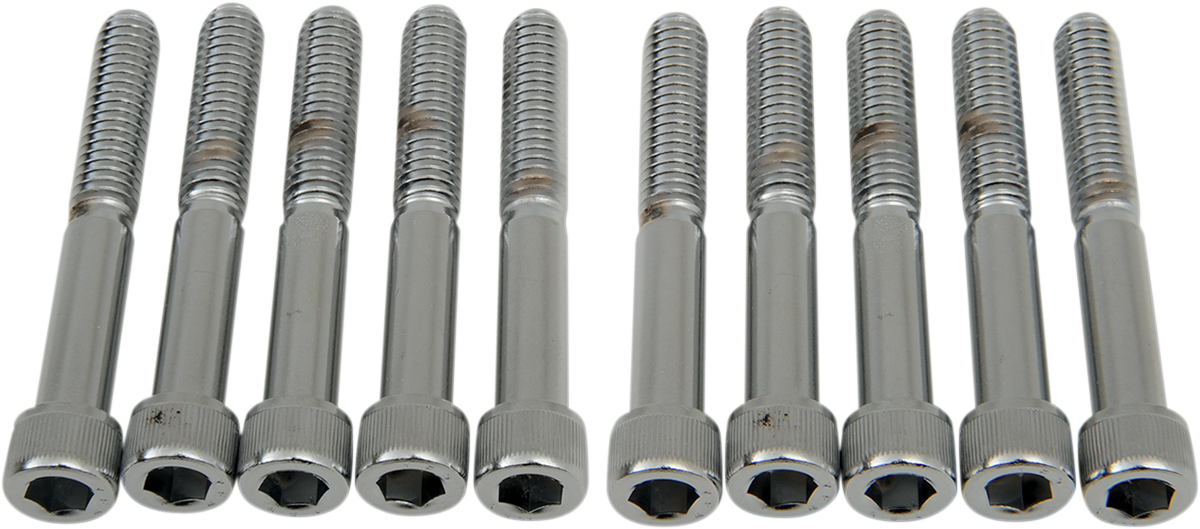 DRAG SPECIALTIES Bolts - Socket-Head - Knurled - 5/16-18 x 2-1/4" MPB222 - Cycle City Outdoors