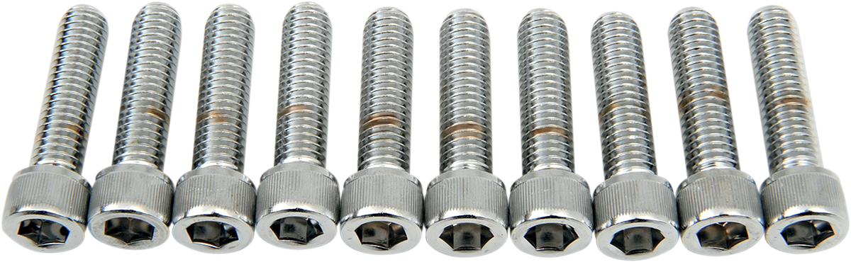 DRAG SPECIALTIES Bolts - Socket-Head - Knurled - 3/8-16 x 1-1/2" MPB240 - Cycle City Outdoors