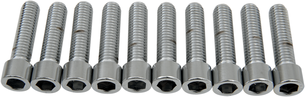 DRAG SPECIALTIES Bolts - Socket-Head - Smooth - 3/8-16 x 1-1/2" MPB240S - Cycle City Outdoors
