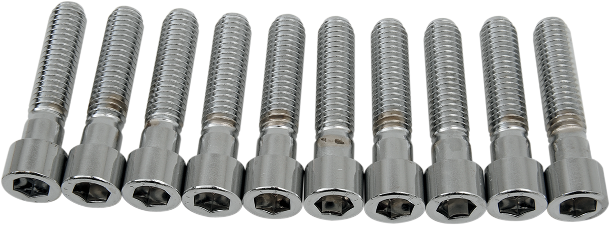 DRAG SPECIALTIES Bolts - Socket-Head - Smooth - 3/8-16 x 1-3/4" MPB241S - Cycle City Outdoors