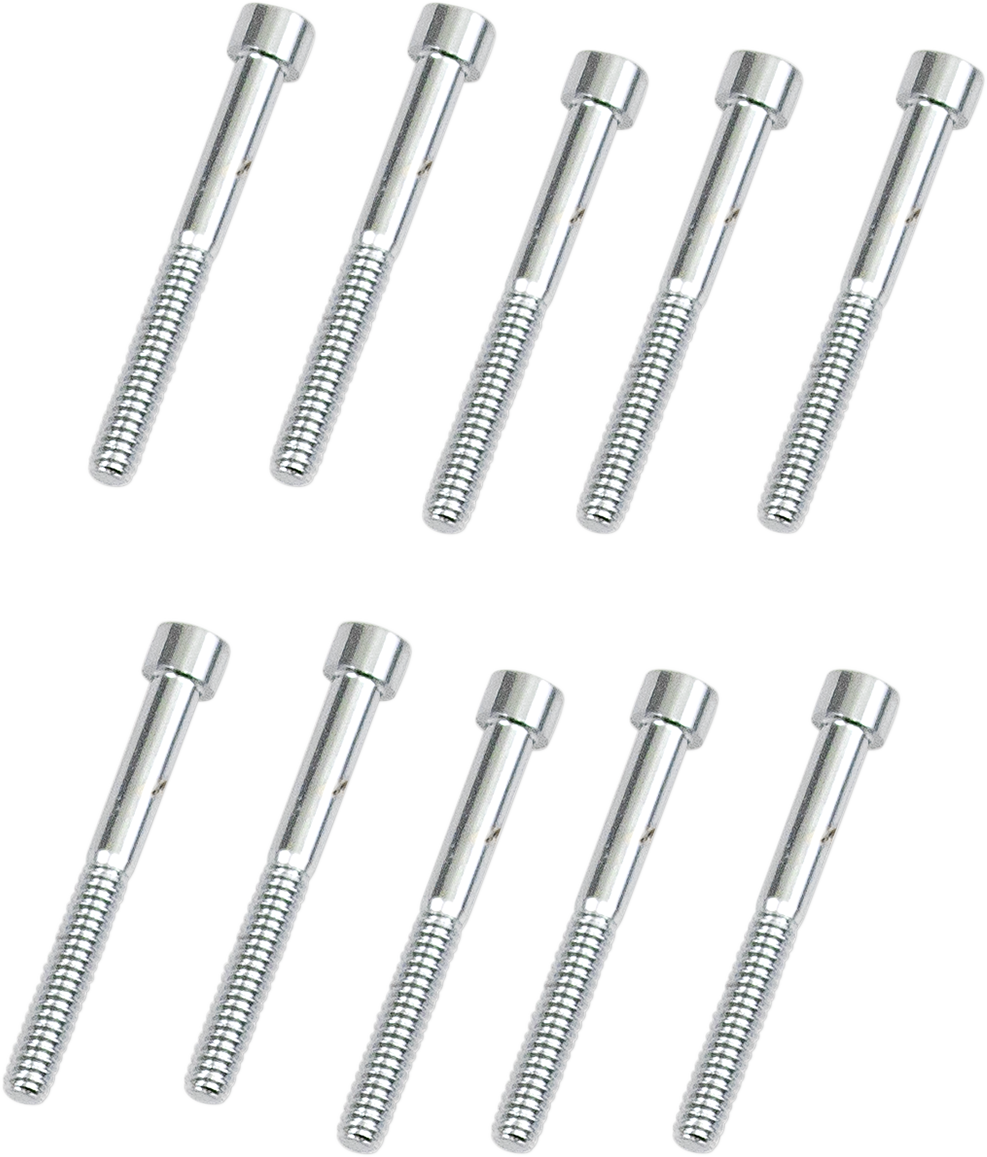 DRAG SPECIALTIES Bolts - Socket-Head - Replacement - Smooth/Coarse Thread - #10-24 x 1-3/4" - 10 Pack MPB198S - Cycle City Outdoors