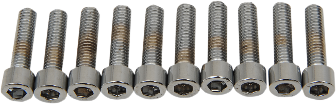 DRAG SPECIALTIES Bolts - Socket-Head - Replacement - Smooth/Fine Thread - #10-32 x 7/8" - 10 Pack MPB203S - Cycle City Outdoors