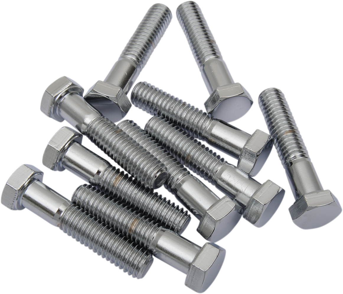 DRAG SPECIALTIES Bolts - Hex-Head - Chrome - 3/8"-16 x 1-3/4" MPB135 - Cycle City Outdoors