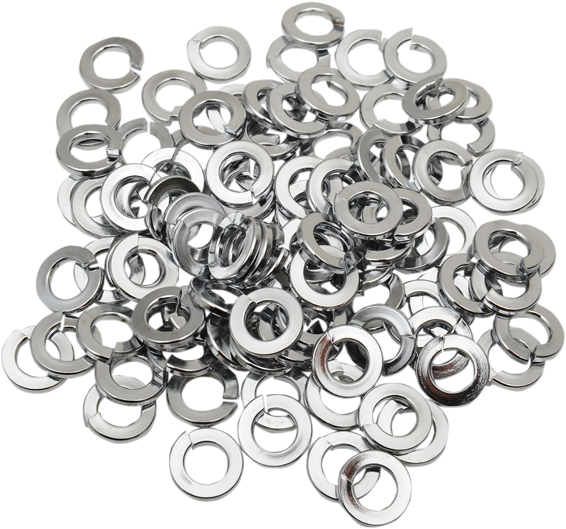 DRAG SPECIALTIES Washers - Lock - 3/8" - Chrome MPB173 - Cycle City Outdoors
