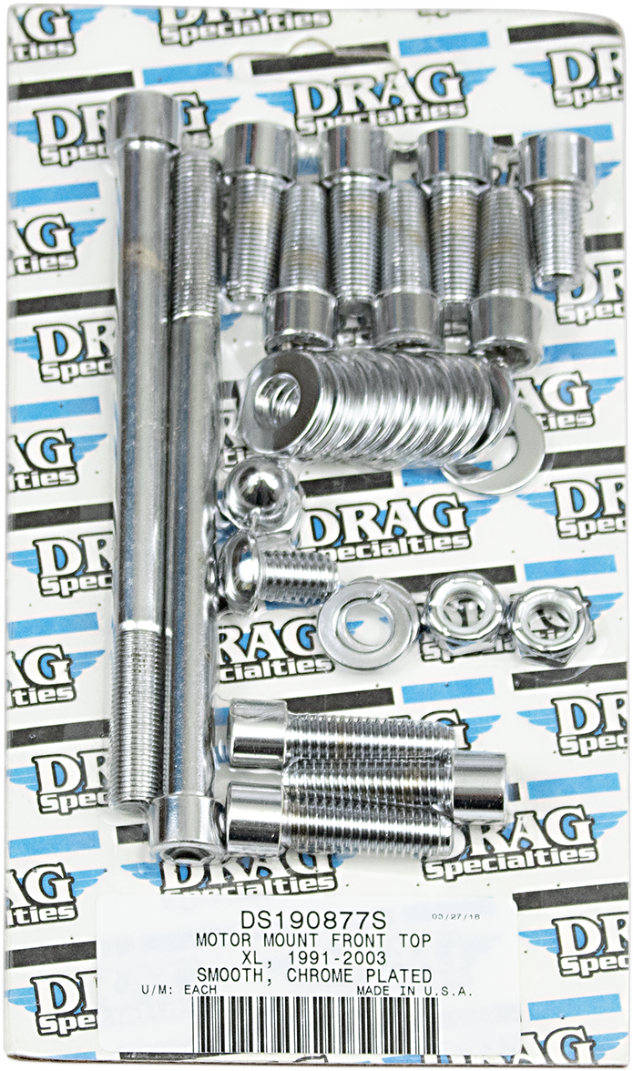 DRAG SPECIALTIES Bolt Set - Motor Mount - Smooth - XL MK264S