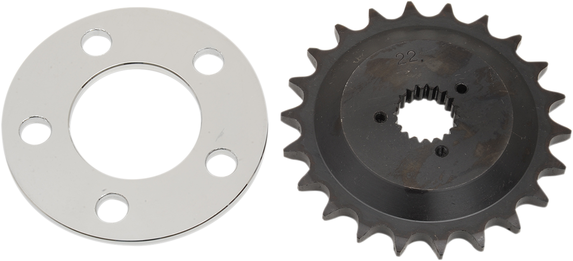 DRAG SPECIALTIES Offset Sprocket Kit - 22 Tooth - L'84-'90 XL 191368-BX-LB1 - Cycle City Outdoors