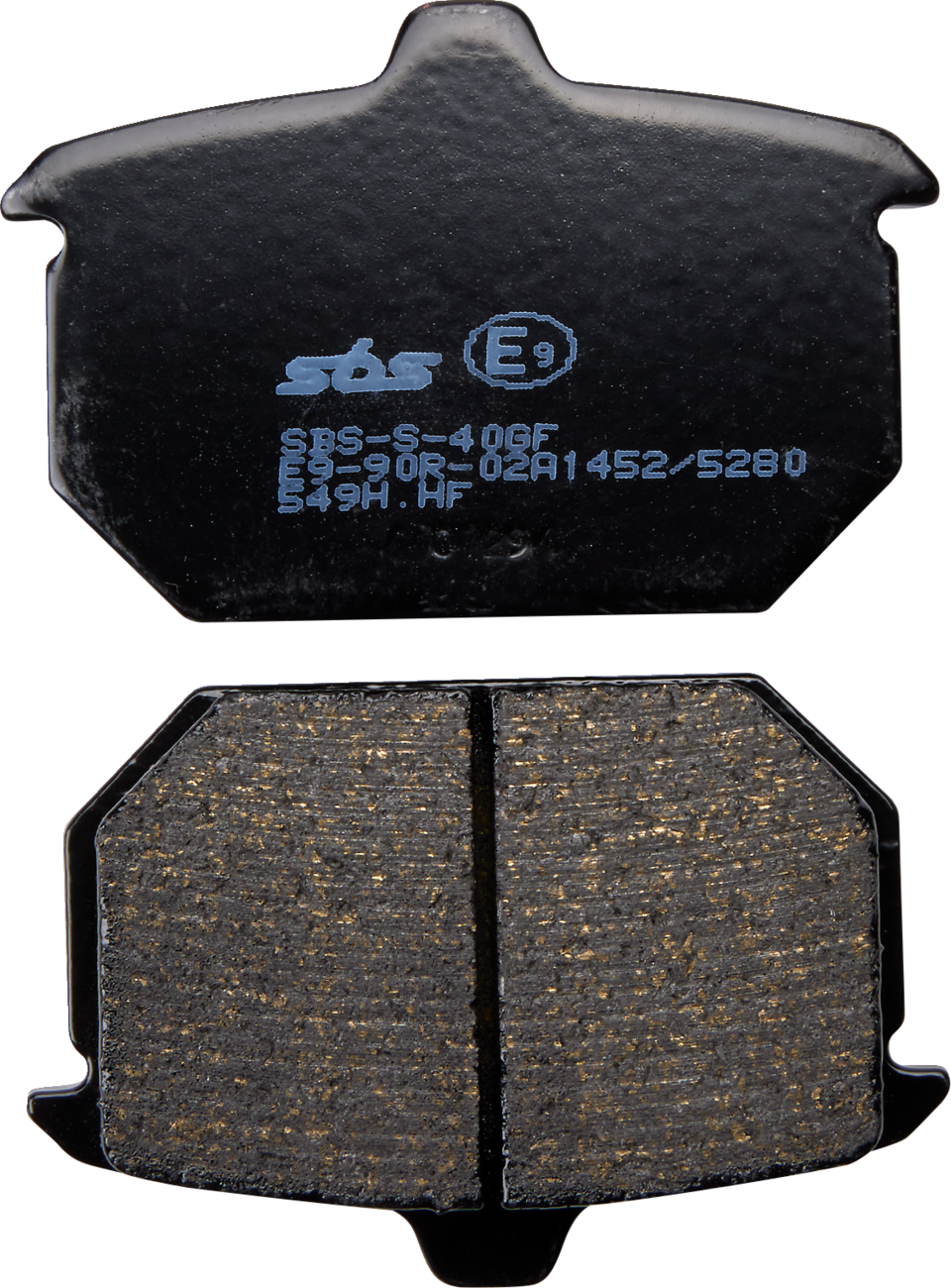 SBS Organic Base Rear Brake Pads - 549H.HF (Harley-Davidson FXRT / FXR Super Glide II / FXRS Low Glide 1982–1987)