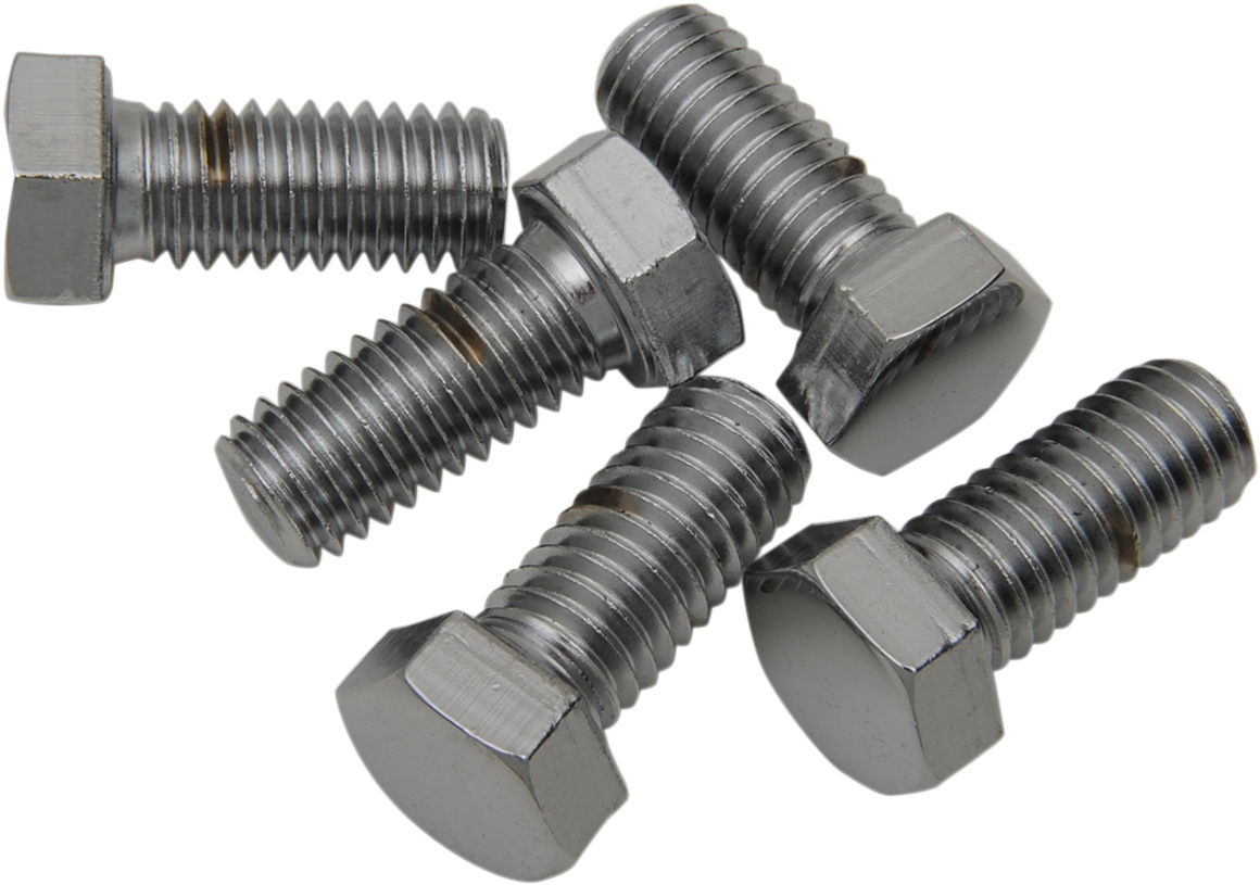 DRAG SPECIALTIES Bolts - Hex-Head - Chrome - 7/16"-14 x 1-1/4" MPB719 - Cycle City Outdoors