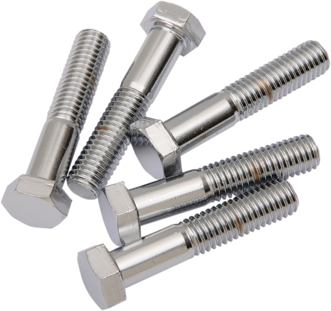 DRAG SPECIALTIES Bolts - Hex-Head - Chrome - 1/2"-13 x 2-1/4" MPB676 - Cycle City Outdoors