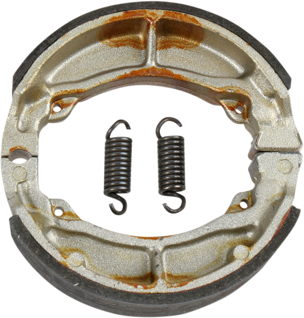 EBC Carbon X Organic Base Rear Brake Shoes - 702 (Kawasaki KDX200 / KX125 1983–1988)