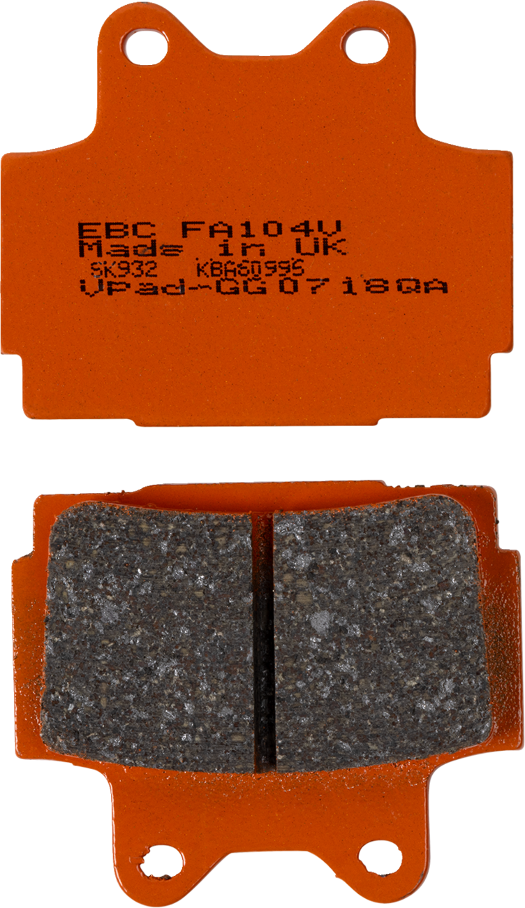 EBC FA Series Organic Base Brake Pads - FA104 (Yamaha XJ 600 Diversion / Seca II / FZS 600 1984–2003)