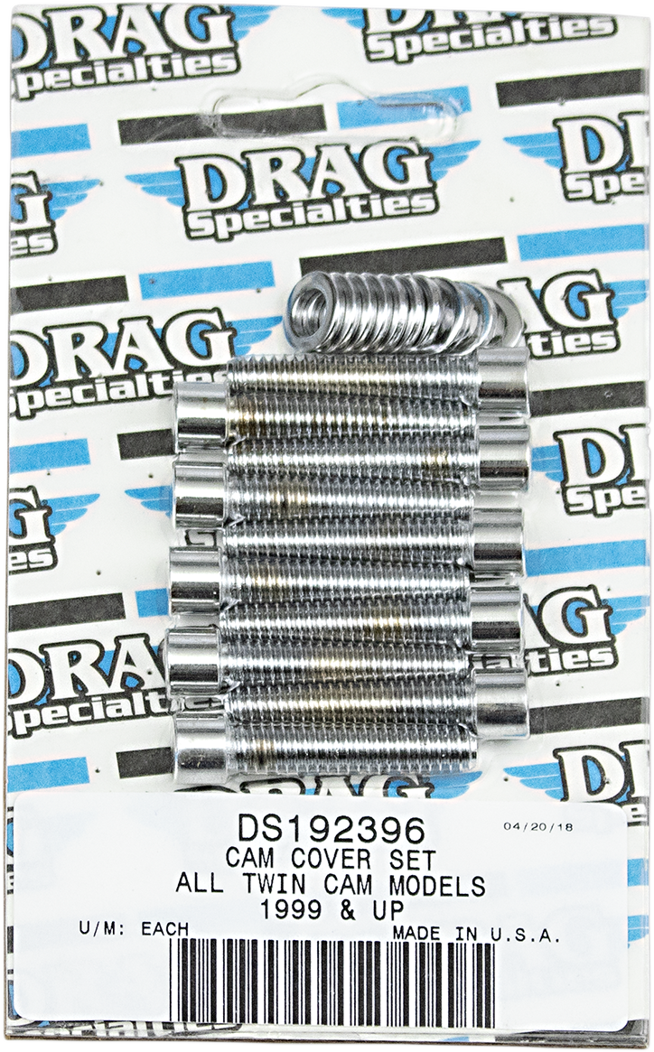 DRAG SPECIALTIES Bolt Kit - Camshaft Cover - Smooth - Socket-Head MK373S - Cycle City Outdoors