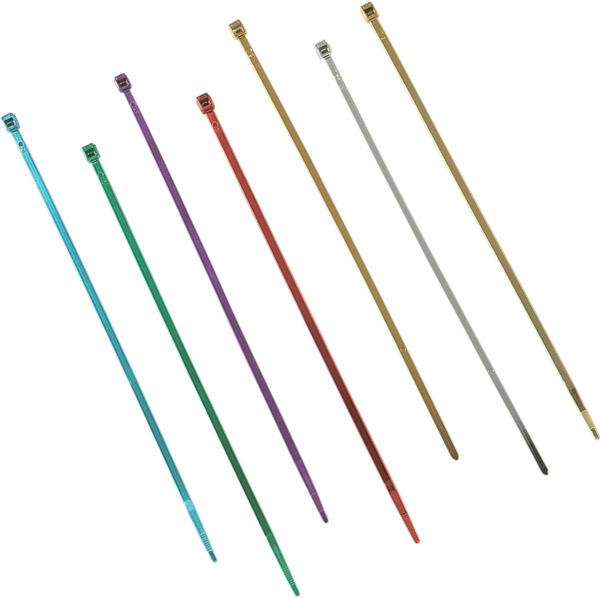 DRAG SPECIALTIES Cable Tie - 11" - Chrome - 10-Pack 10-6011C-10-HC3 - Cycle City Outdoors