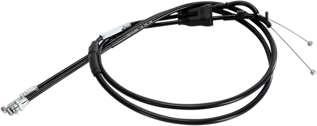 MOTION PRO Black Vinyl Throttle Cable - Push/Pull - Yamaha 05-0396