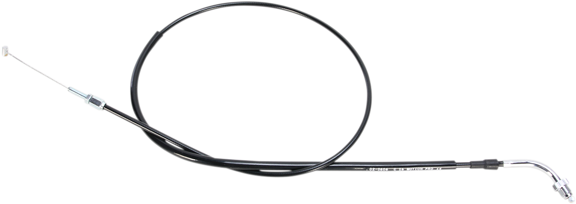 MOTION PRO Black Vinyl Throttle Cable - Push - +12" - Honda 02-0606