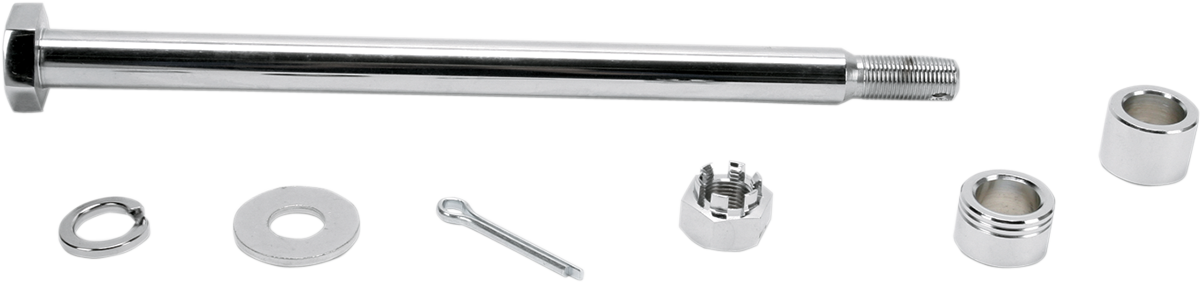 DRAG SPECIALTIES Axle Kit - Rear - Chrome 16-0294-BC520 - Cycle City Outdoors