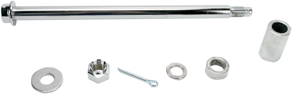 DRAG SPECIALTIES Axle Kit - Rear - Chrome - '00-'07 ST 16-0304-BC520 - Cycle City Outdoors