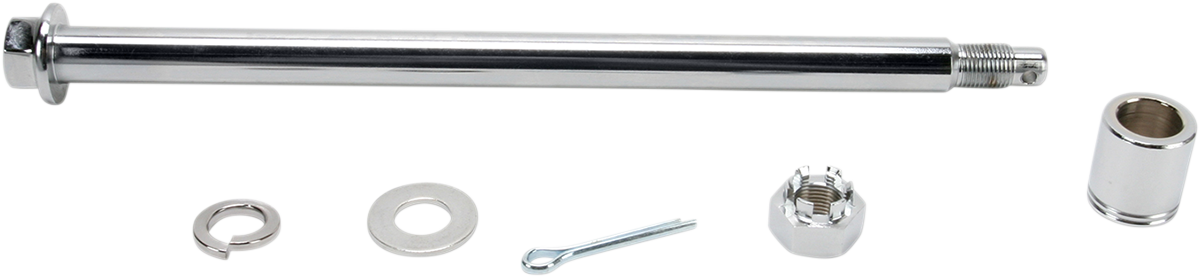 DRAG SPECIALTIES Axle Kit - Rear - Chrome - '86-'99 ST 16-0302-BC520 - Cycle City Outdoors