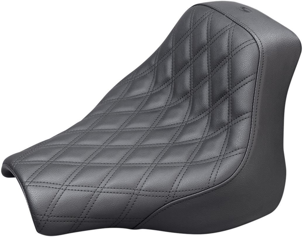 SADDLEMEN Renegade Solo Seat - Lattice Stitched - Black - FXFB '18-'19 - Part 818-28-002LS