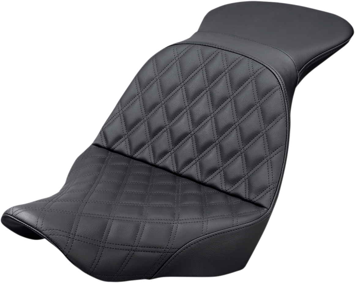 SADDLEMEN Explorer Seat - Lattice Stitched - FXLR/FLSB '18-'19 818-29-029LS