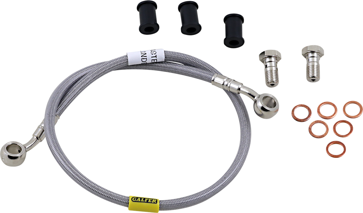 GALFER Brake Line - Stainless Steel FK003D512R - Cycle City Outdoors
