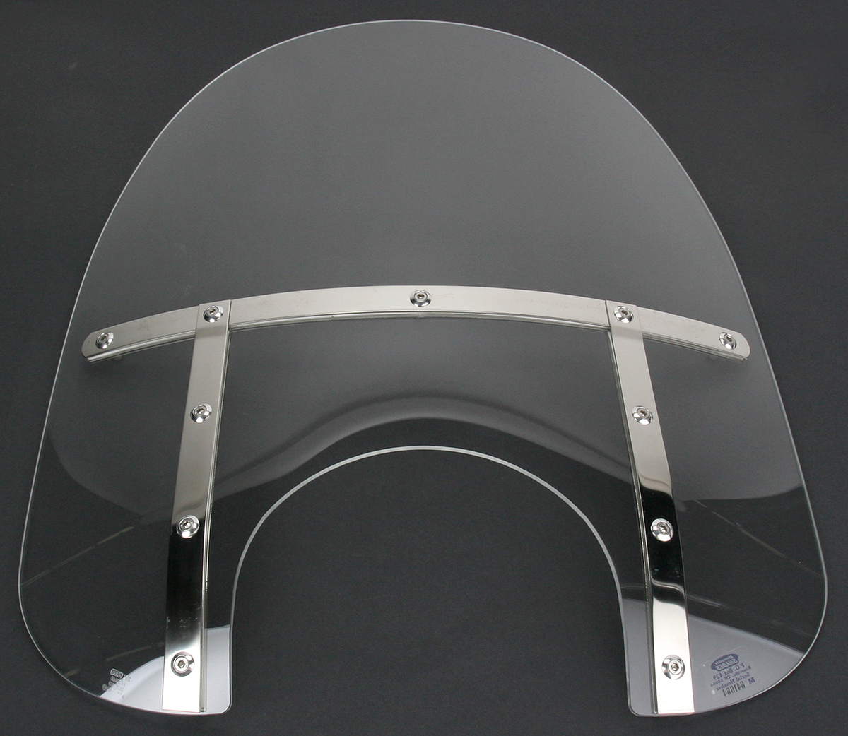 MEMPHIS SHADES Fats Windshield - 17" - Headlight - Clear MEM3620
