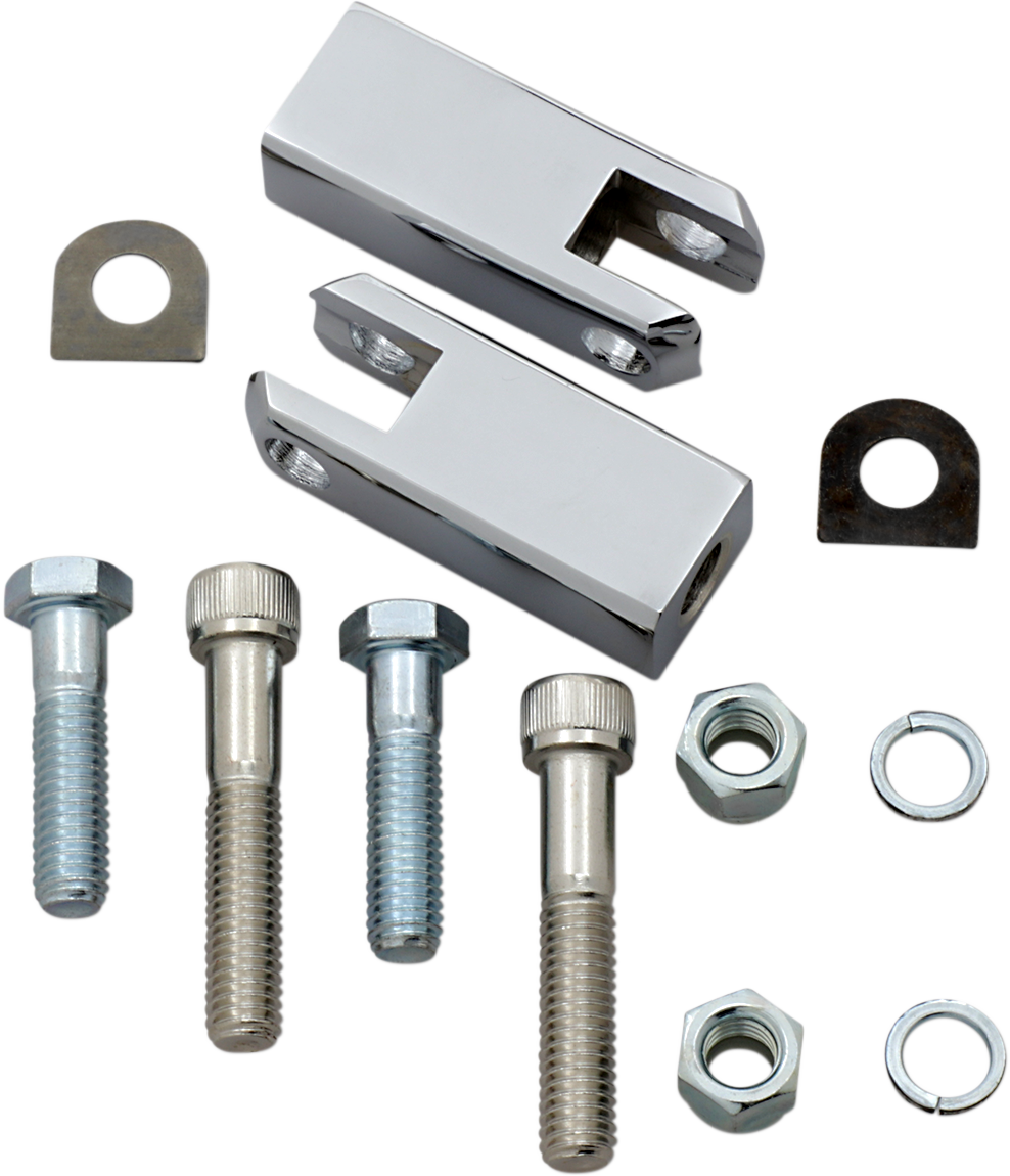 DRAG SPECIALTIES Passenger Peg Mount - Chrome - XL '83-'03 A5241-BC-119 - Cycle City Outdoors