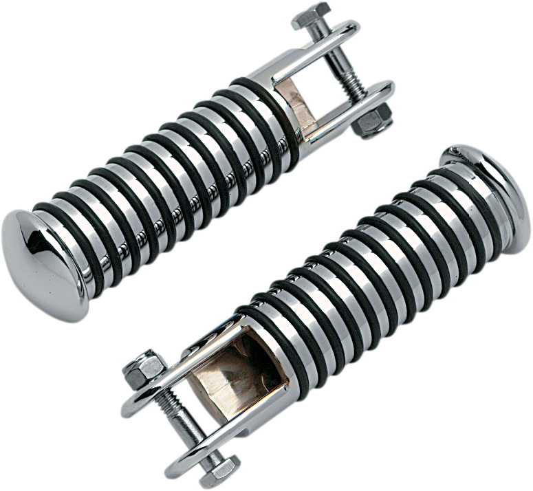DRAG SPECIALTIES Footpegs - Round - Ribbed 362096-BC3 - Cycle City Outdoors