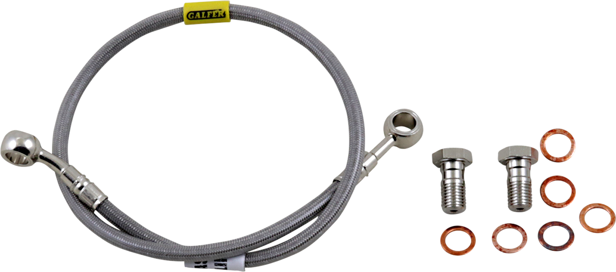 GALFER Brake Line - Stainless Steel FK003D719R - Cycle City Outdoors