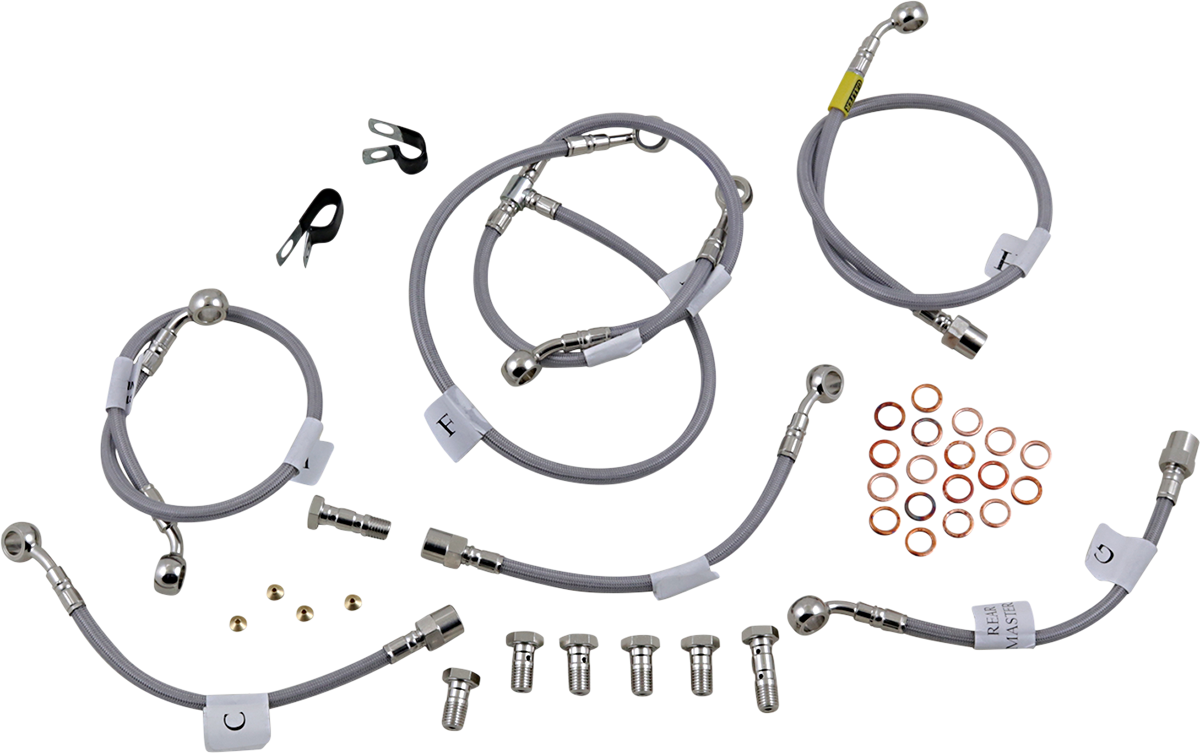 GALFER Brake Line - Stainless Steel FK003D733-8 - Cycle City Outdoors