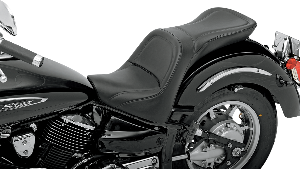 SADDLEMEN Seat - Explorer* - without Backrest - Stitched - Black - XVS1100 Y3150JS
