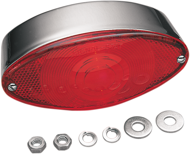 DRAG SPECIALTIES Taillight - Cat Eye 12-0042-BC-3 - Cycle City Outdoors