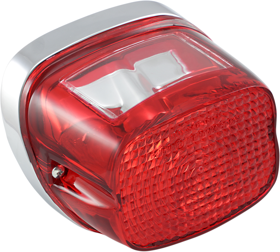 DRAG SPECIALTIES Taillight - Red Lens 12-0019BXLB1 - Cycle City Outdoors