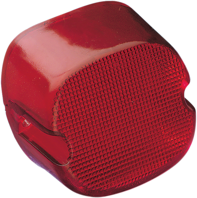 DRAG SPECIALTIES Taillight Lens - Bottom Tag Window - Red 12-0018D-BC446 - Cycle City Outdoors