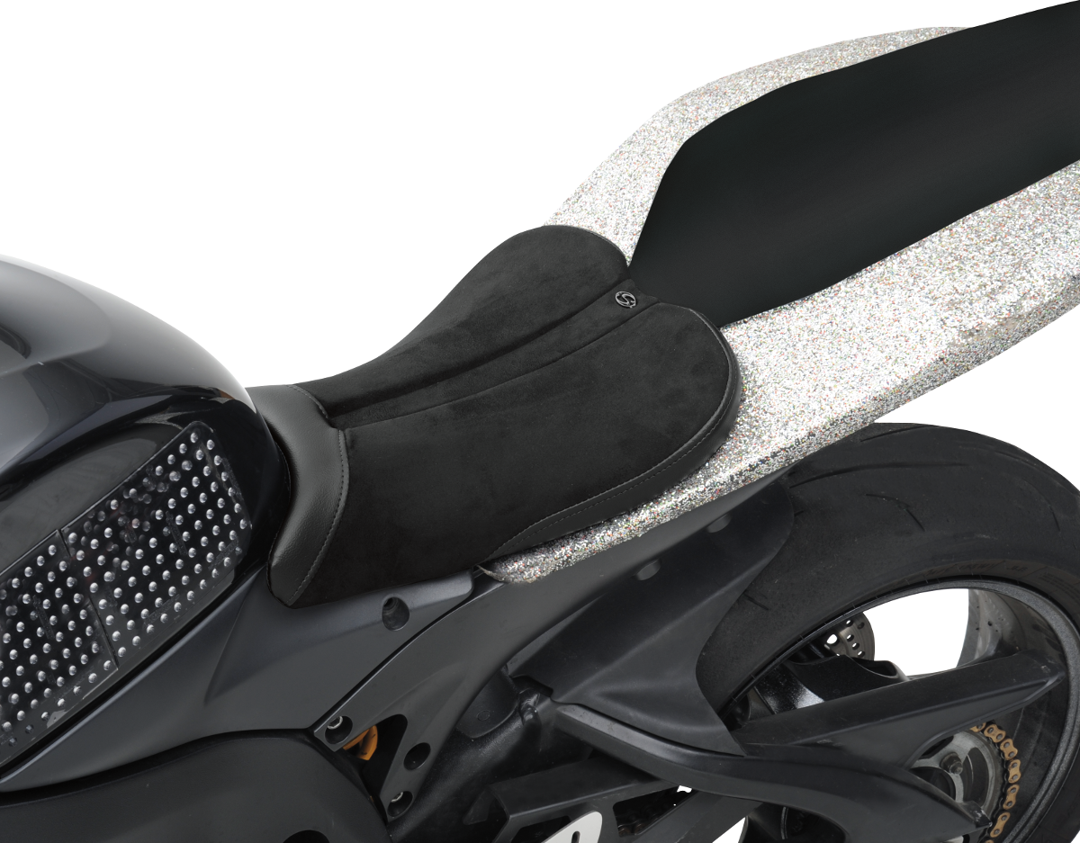 SADDLEMEN Gel Channel* Sport Seat - Black - GSXR 600/750 0810-0808