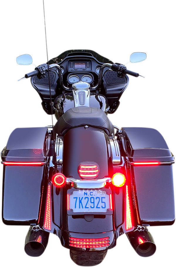 Custom Dynamics LED Rear Turn Signal Insert - Red - 1157 GEN-4-RR-1157 - Cycle City Outdoors