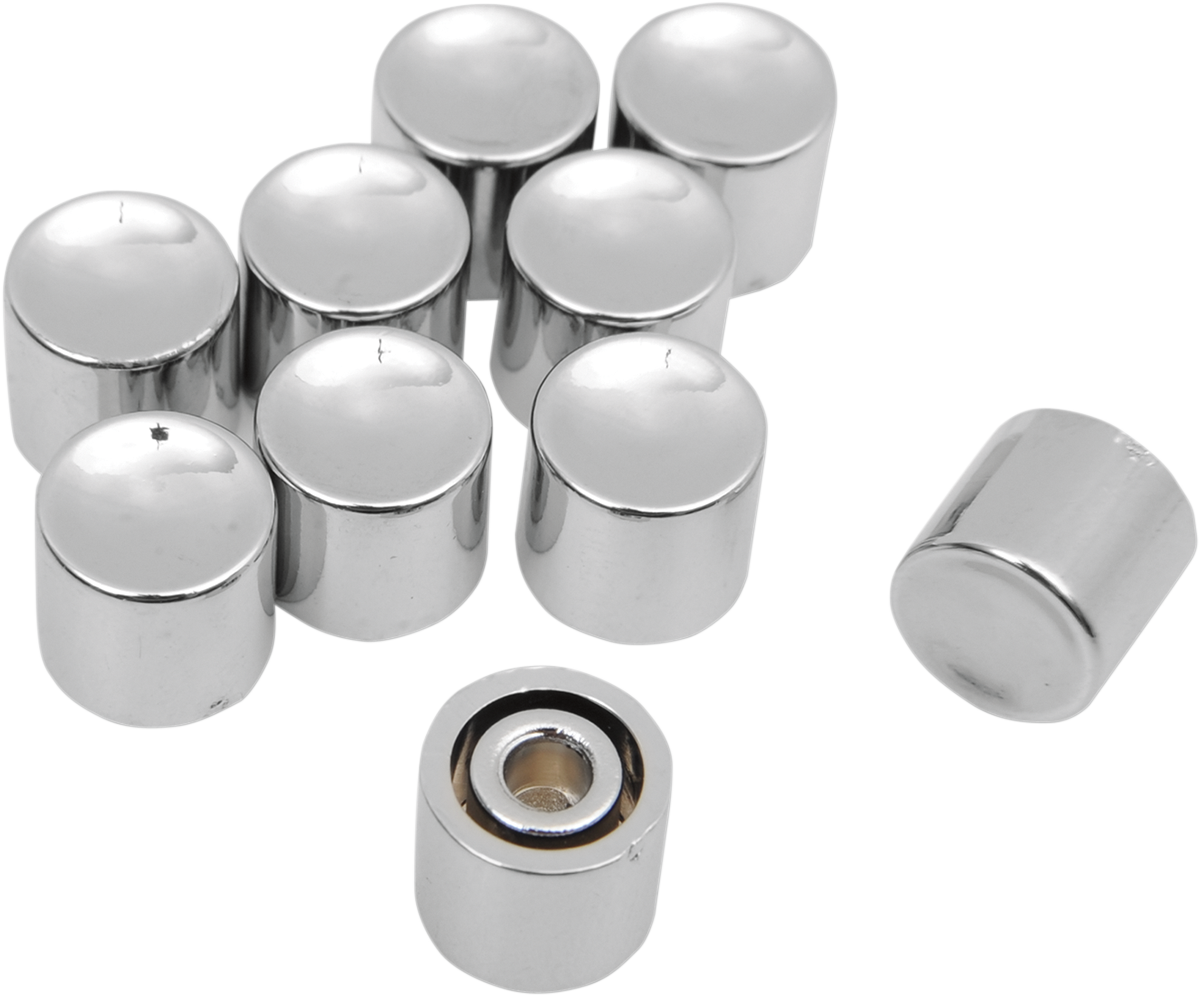 DRAG SPECIALTIES Button Cap - Turn Signal - Long - Chrome 17267-HC3 - Cycle City Outdoors