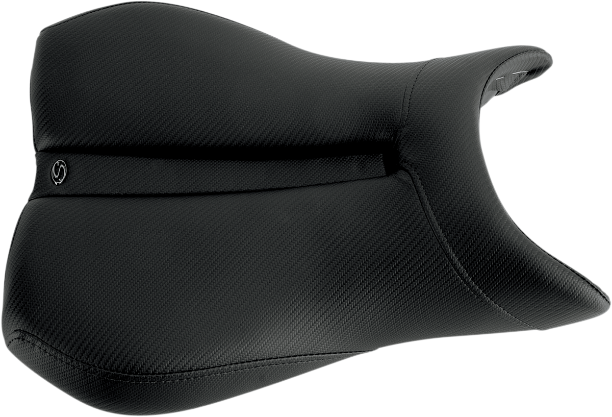 SADDLEMEN Gel Channel* Track Carbon Fiber Sport Seat - Black - R6S 0810-Y108
