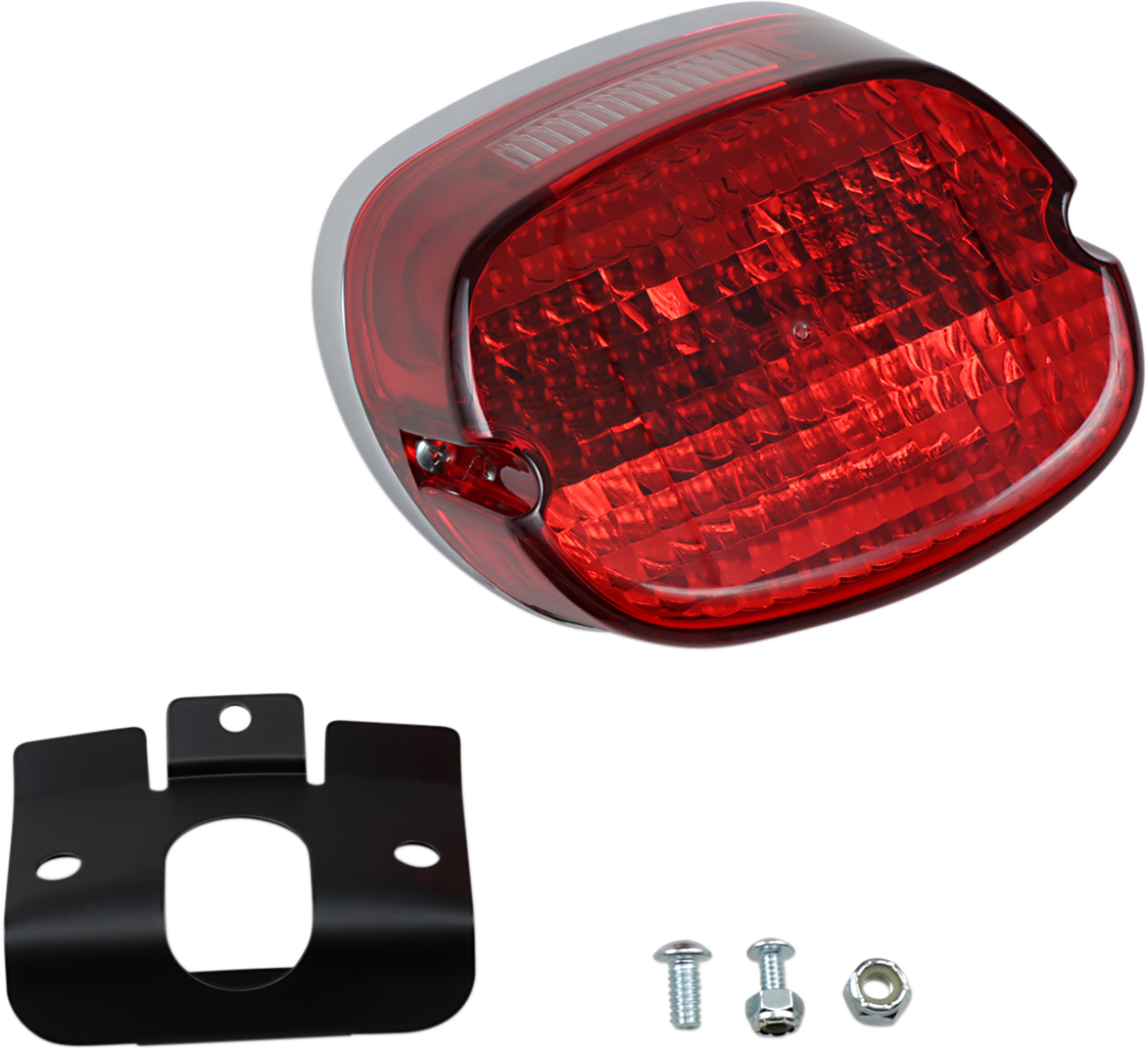 DRAG SPECIALTIES Taillight - Laydown - Harley Davidson 120022CM-BX-LB1 - Cycle City Outdoors