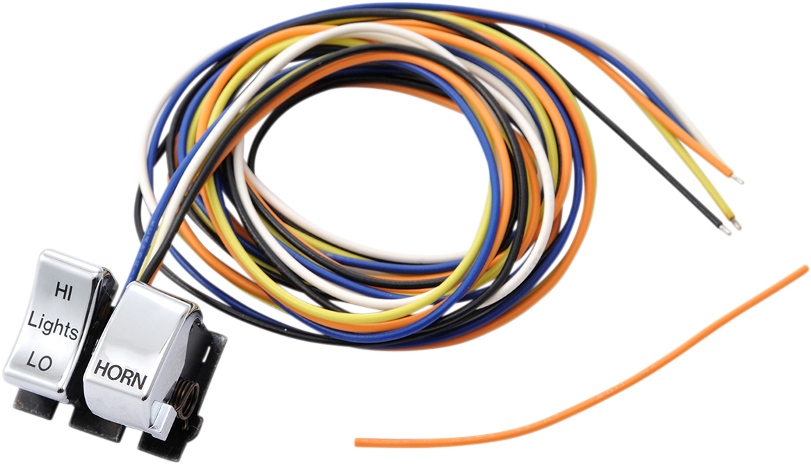 DRAG SPECIALTIES Switch Kit - Dimmer/Horn - Chrome 71597-92CPL-HC4 - Cycle City Outdoors