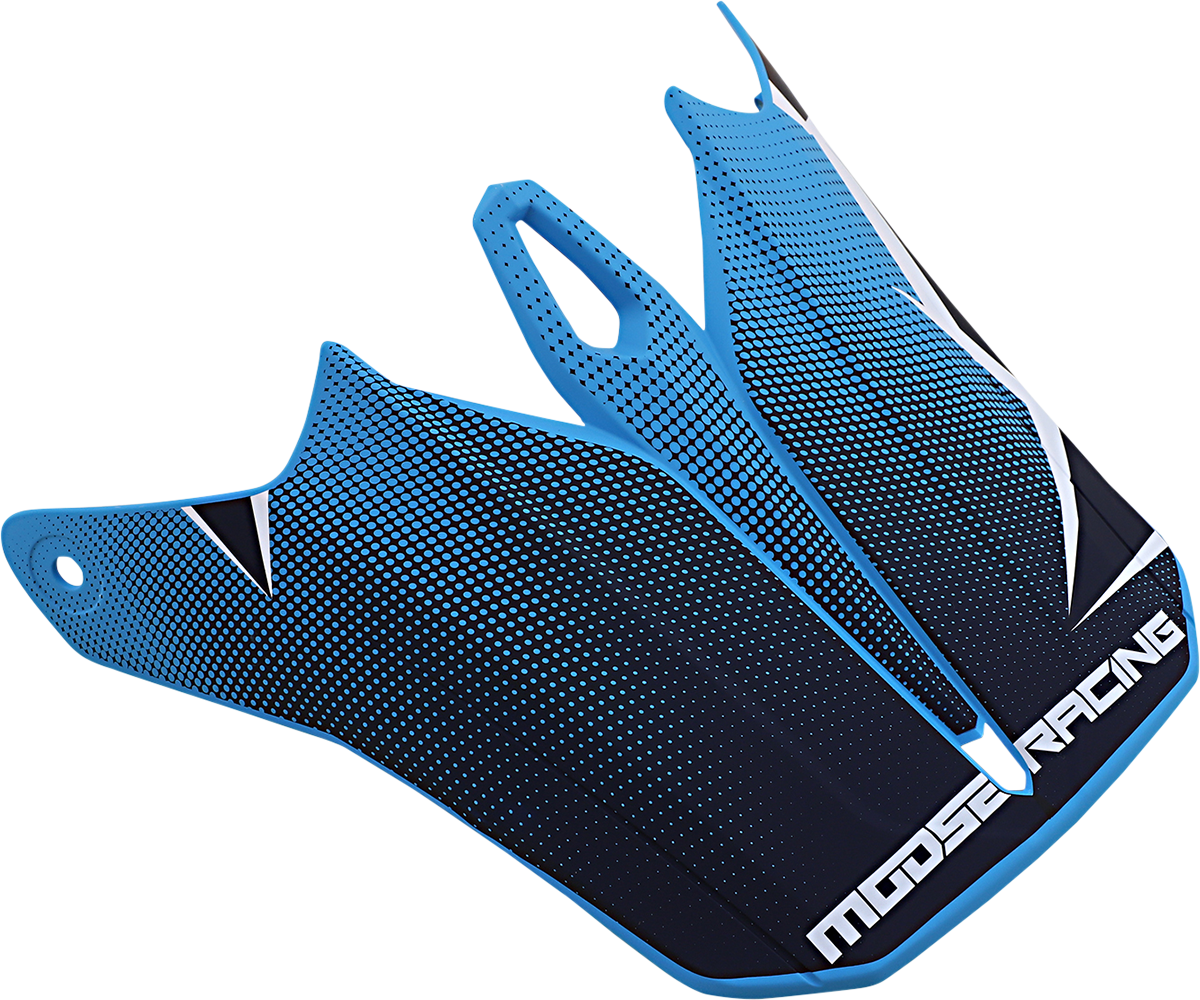 MOOSE RACING F.I. Agroid Visor Kit - Navy/Light Blue 0132-1414 - Cycle City Outdoors