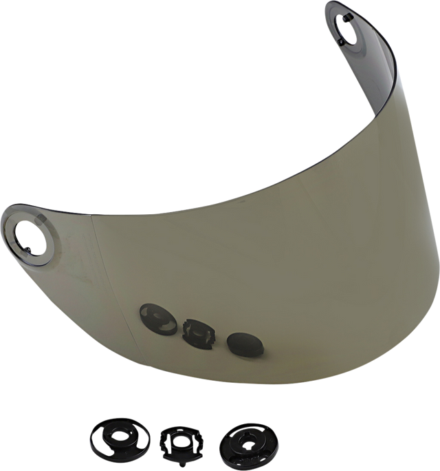 BILTWELL Gringo S Shield - Gen 2 - Flat - Gold Mirror 1111-222