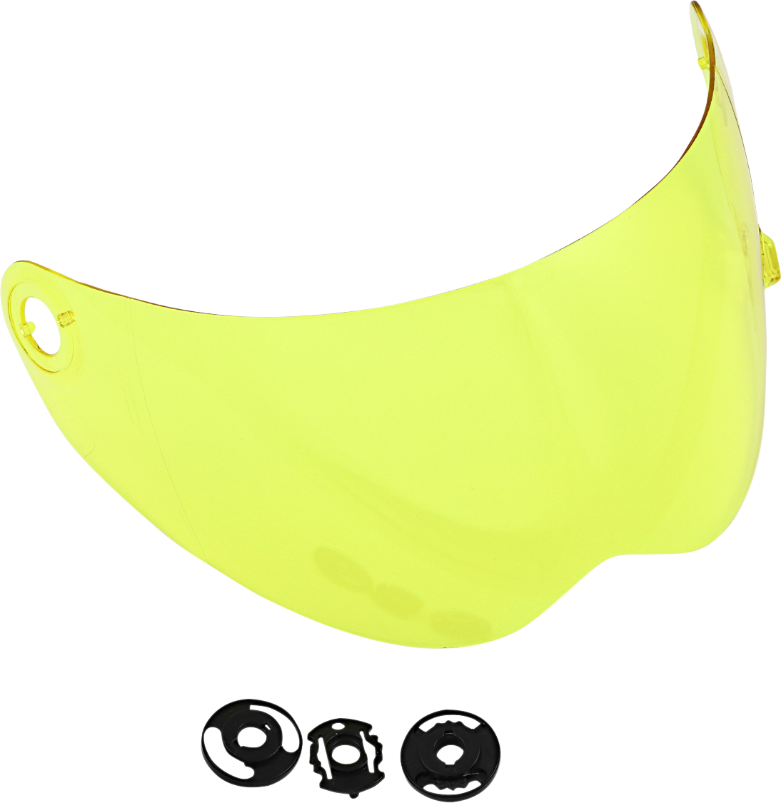 BILTWELL Lane Splitter Shield - Gen 2 - Yellow 1112-103