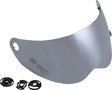 BILTWELL Lane Splitter Shield - Gen 2 - Chrome Mirror 1112-221