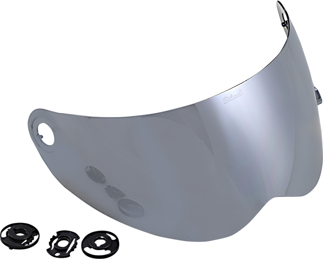 BILTWELL Lane Splitter Shield - Gen 2 - Chrome Mirror 1112-221