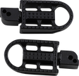 BILTWELL Mushman Foot Pegs - Standard - Black Electroplated 7002-201-04