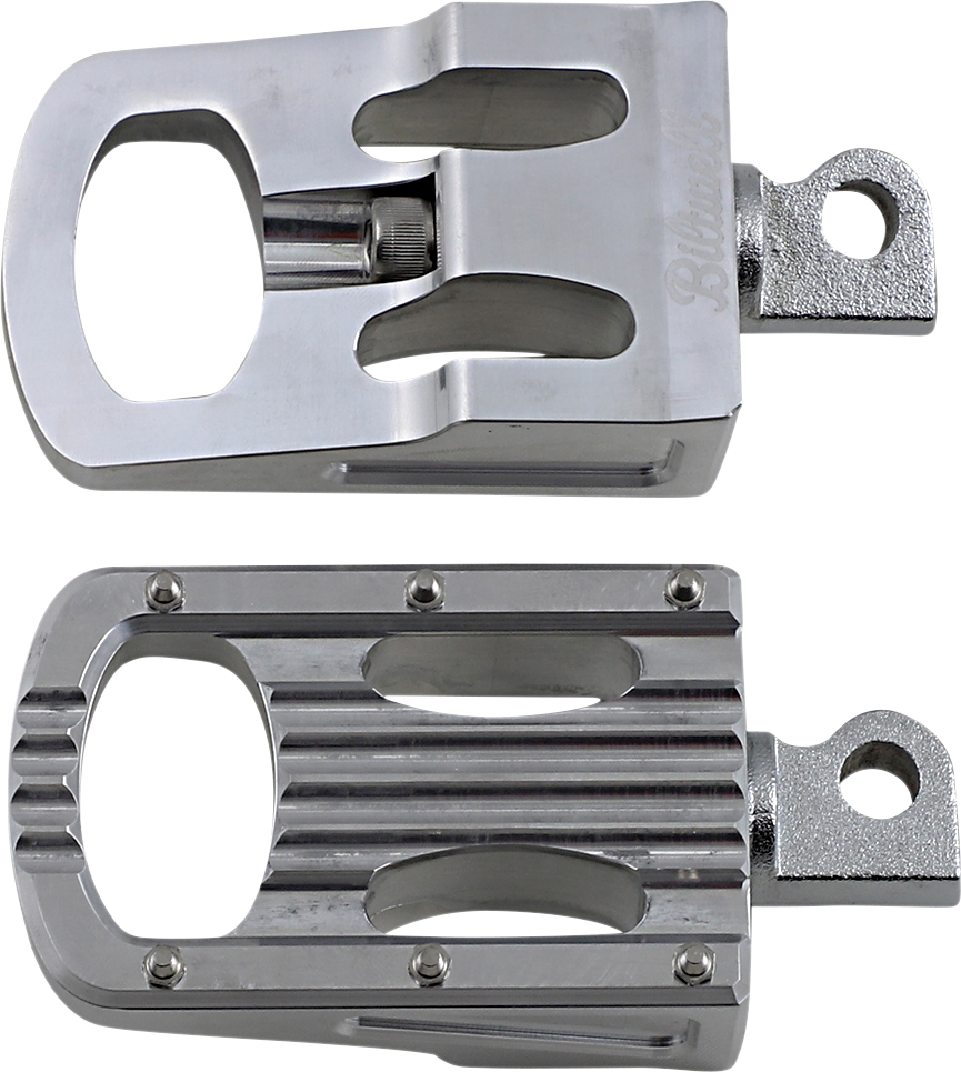 BILTWELL Punisher Foot Pegs - Classic - Polished 7005-303-01