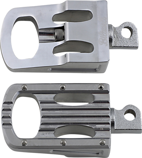 BILTWELL Punisher Foot Pegs - Classic - Polished 7005-303-01
