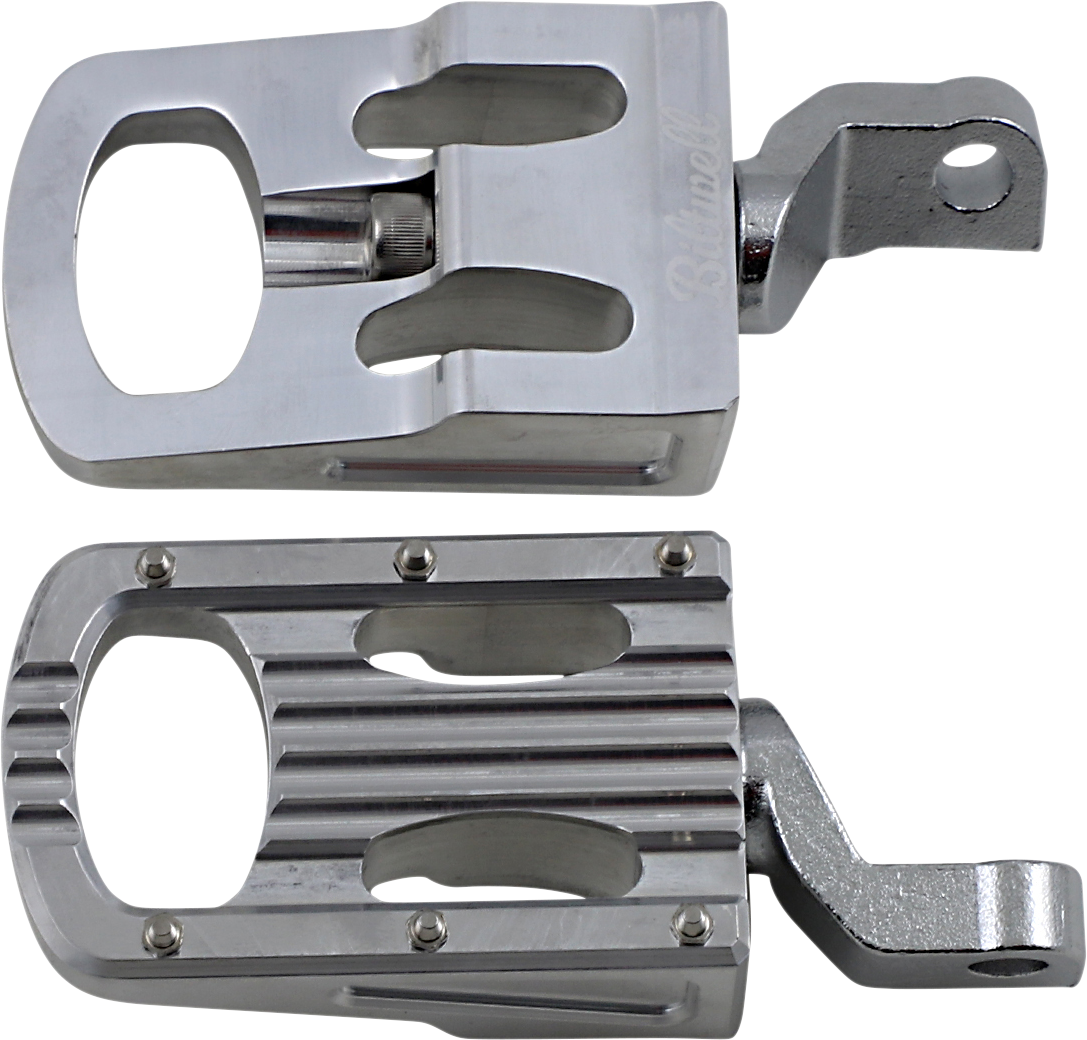 BILTWELL Punisher Foot Pegs - Step - Polished 7005-303-02