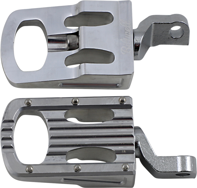 BILTWELL Punisher Foot Pegs - Step - Polished 7005-303-02
